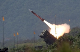 Americká raketa Patriot na Tchajwanu.